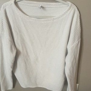 White small Z Supply Woman's Sweater